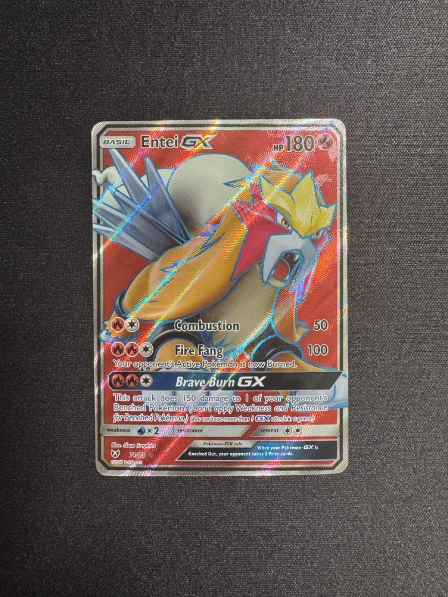 Pokémon Carte collezionabili: Entei GX EN - Near Mint – Nuovo (secondo la descrizione) da Horgen venduto da ric_tz6s