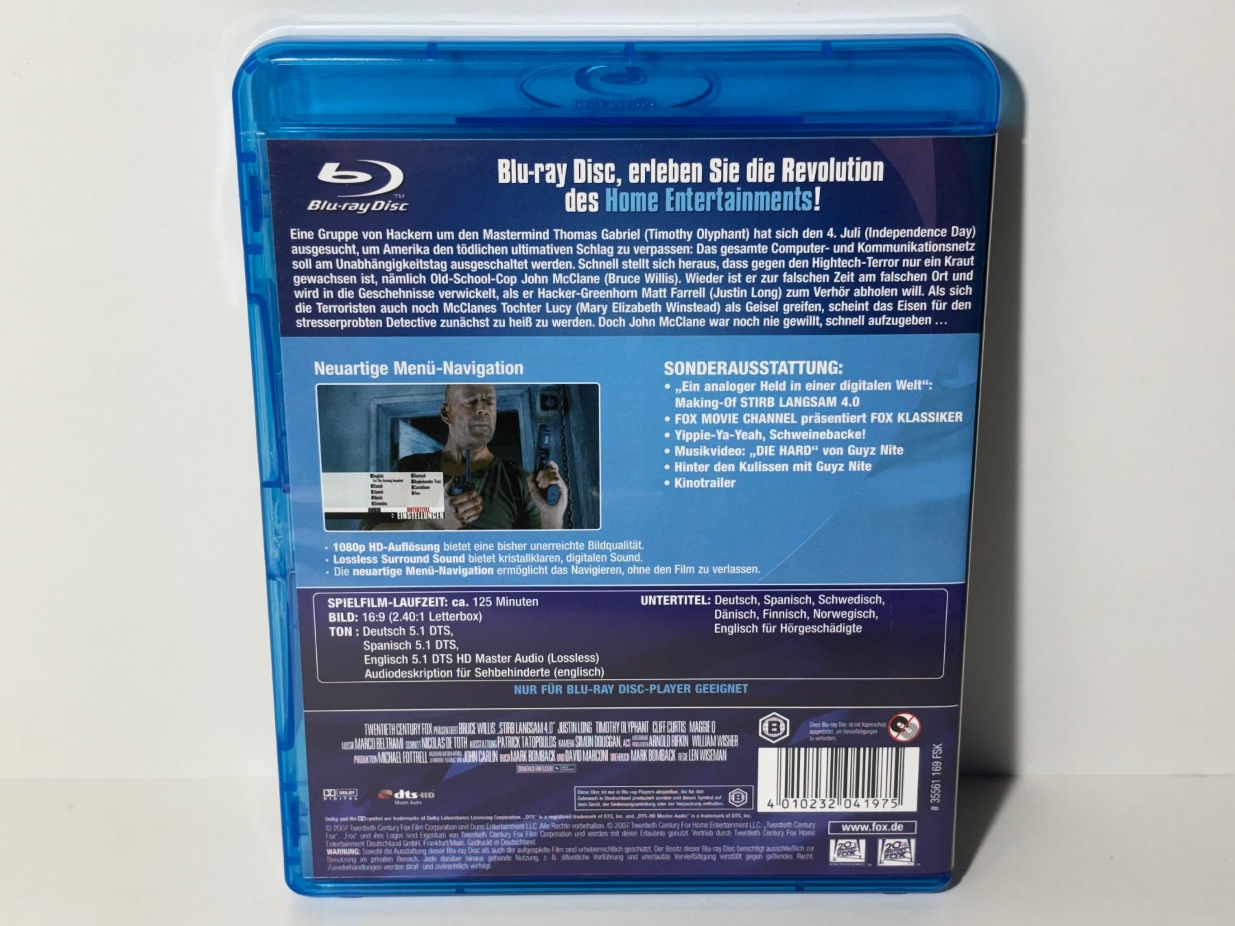 Tutti i DVDs: Stirb langsam 4.0 Blu Ray – Usato da Wilderswil venduto da Sstriker 1