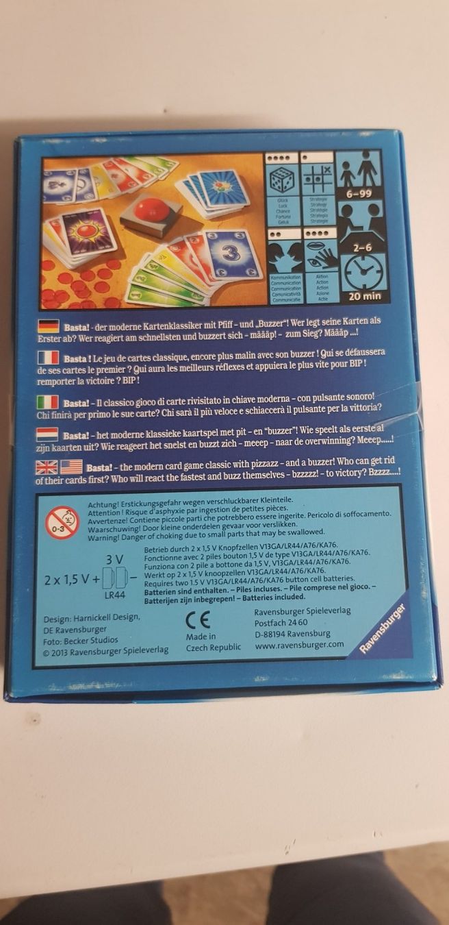 Ravensburger Giochi: Kartenspiel Basta! – Usato da Maienfeld venduto da Faentli1 1