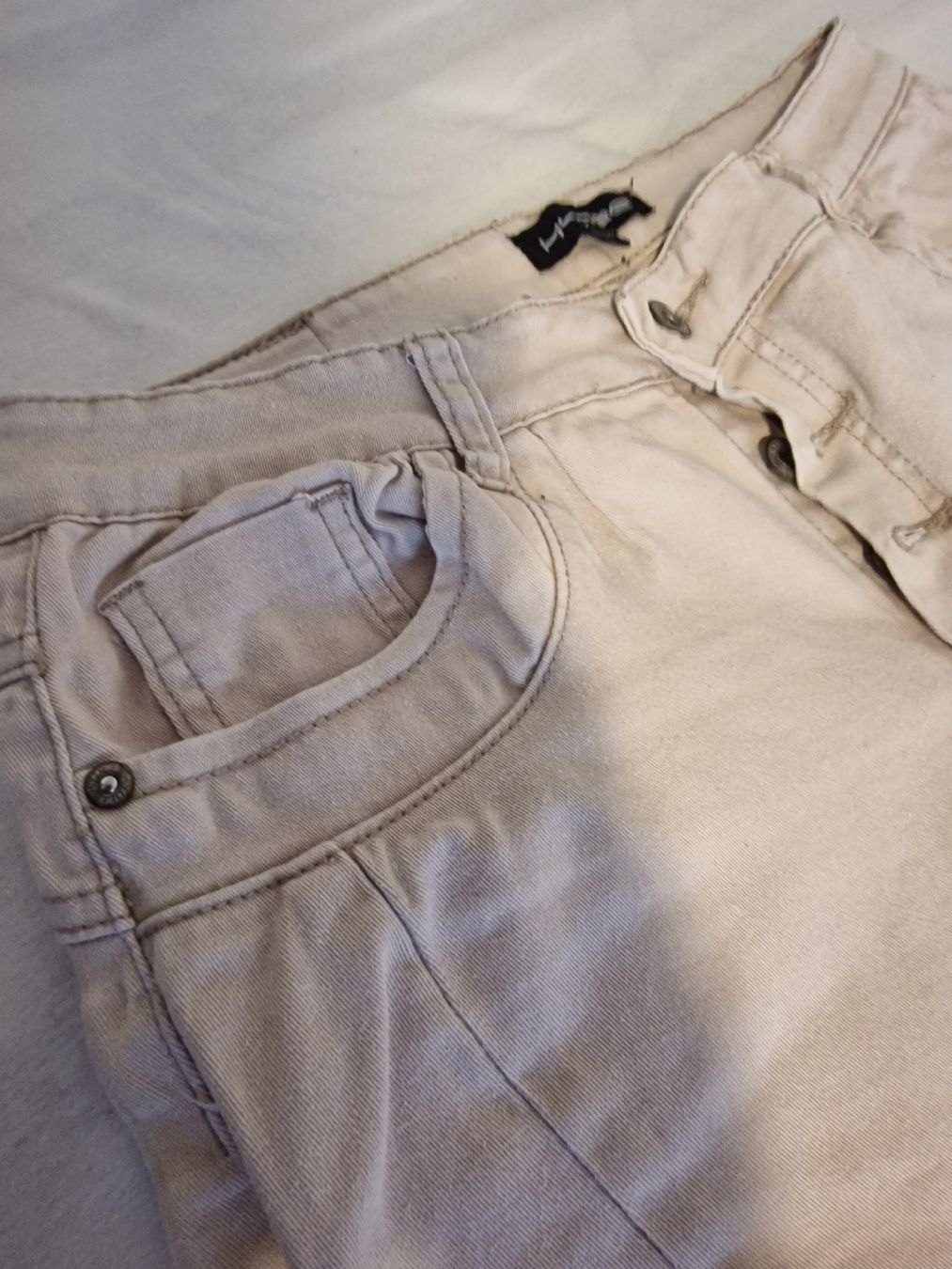 Hosen: Hose in Beige, Groesse 38 bequem,! – Gebraucht aus Ottenbach von Claurin 3