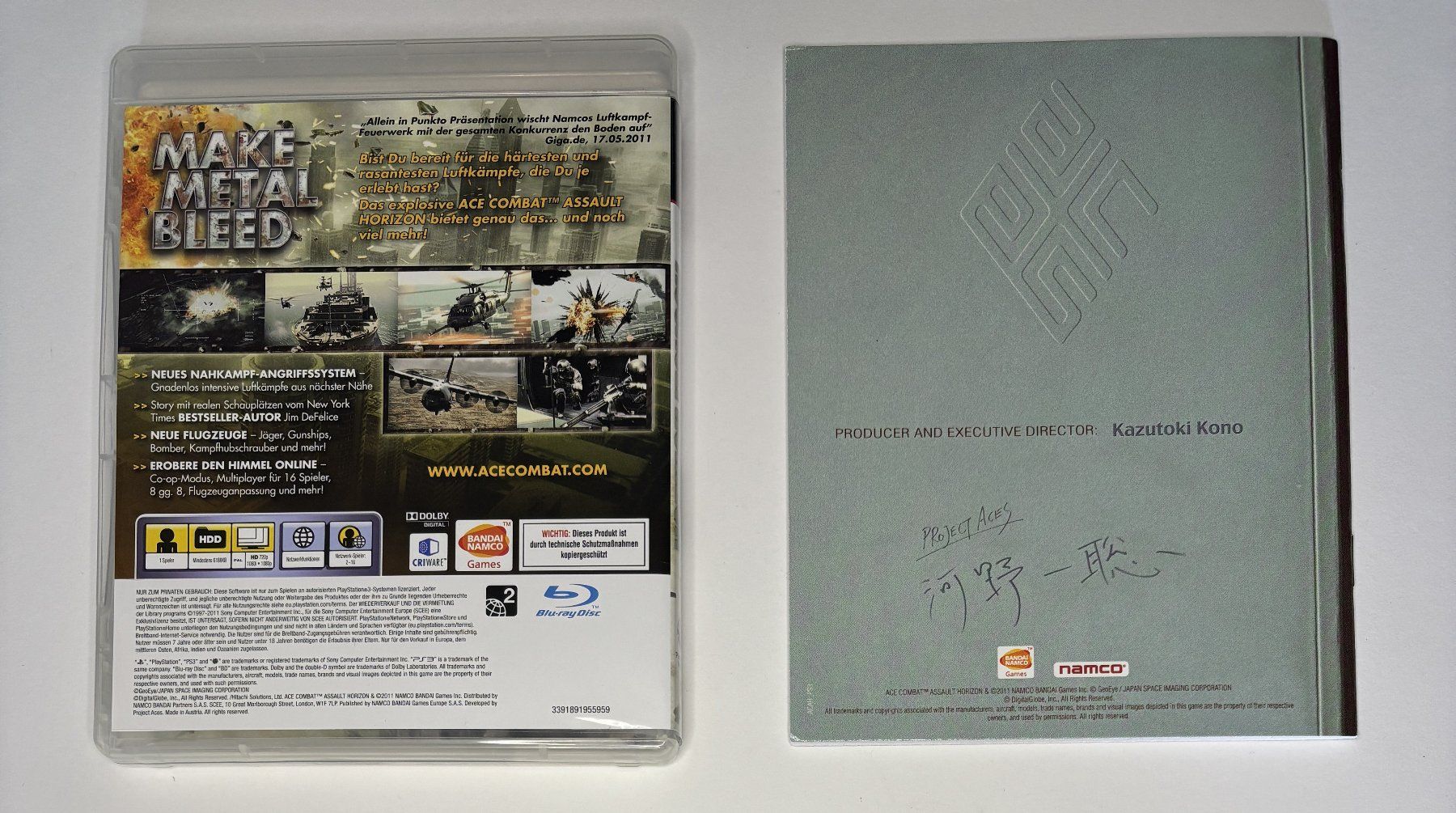 Giochi: PS3 - Ace Combat: Assault Horizon - Limited Edition – Usato da Allschwil venduto da Bullach 3