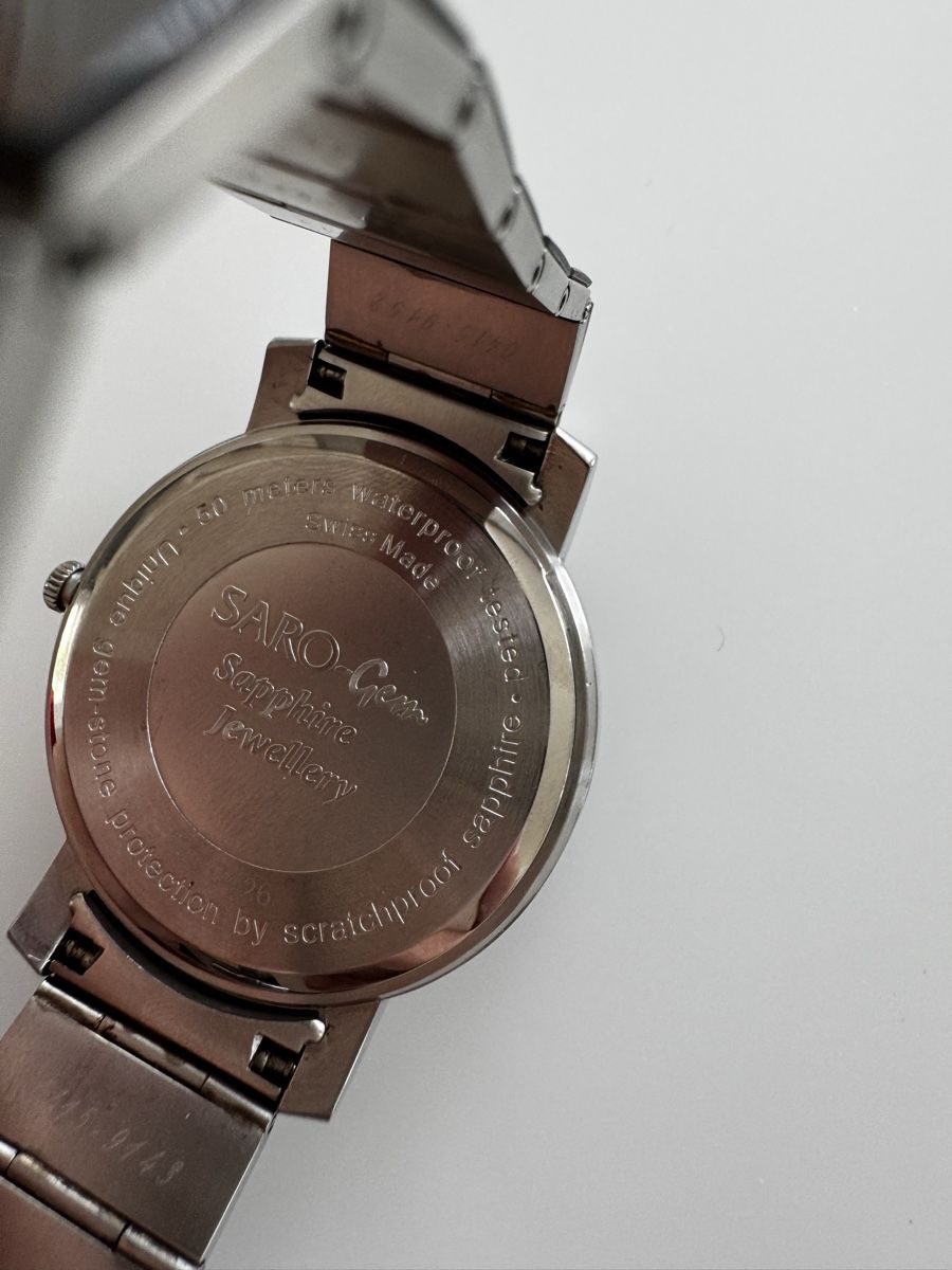 Orologi: Saphir-Schmuckuhr von Saro-Gem – Usato da Bäriswil BE venduto da Lot01 5