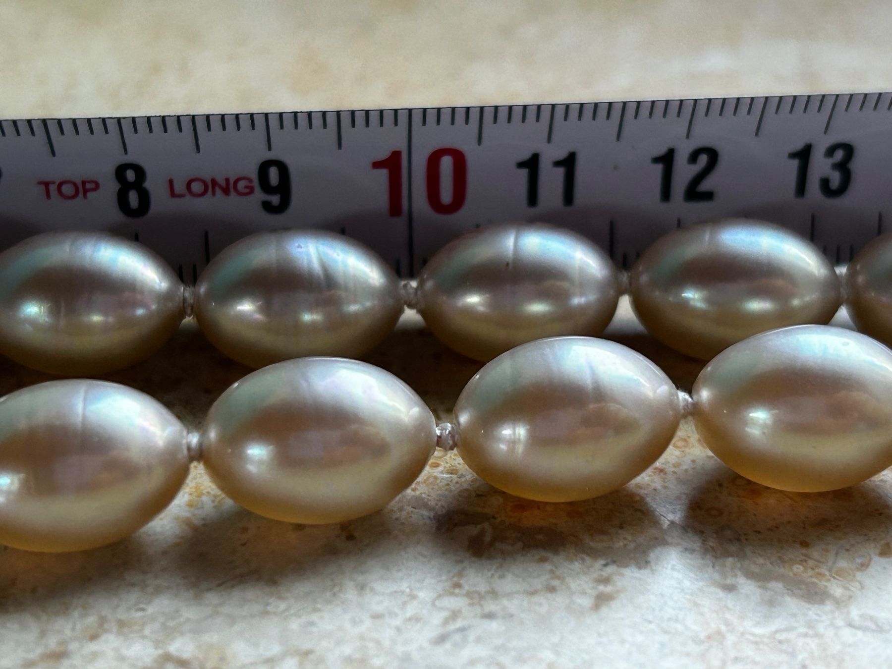 Catenine: Perlenkette mit Silberverschluss pompös (45cm) – Nuovo (secondo la descrizione) da Dittingen venduto da Bijoubelle 1
