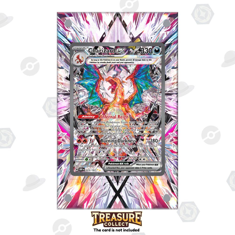 Pokémon Carte collezionabili: Charizard ex 223/197 - Pokémon Extended Artwork Display Case – Nuovo e nell'imballaggio originale da Canobbio venduto da TreasureCollect