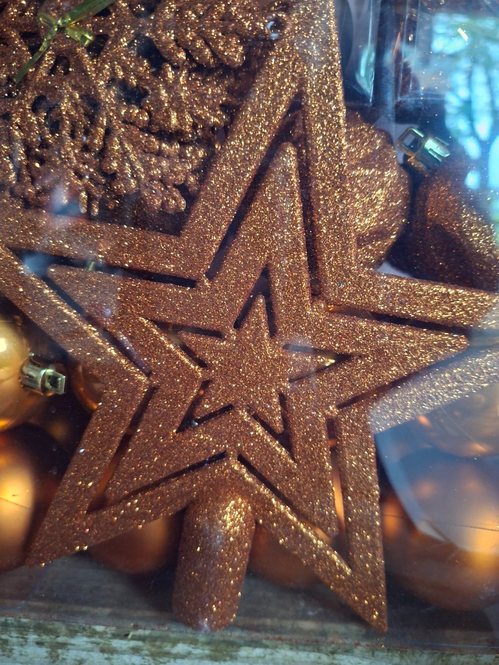 Tutte le decorazioni: neu: 47teil. Set Weihnachtsbaumschmuck orange – Nuovo e nell'imballaggio originale da Nassen venduto da verrueckt 1