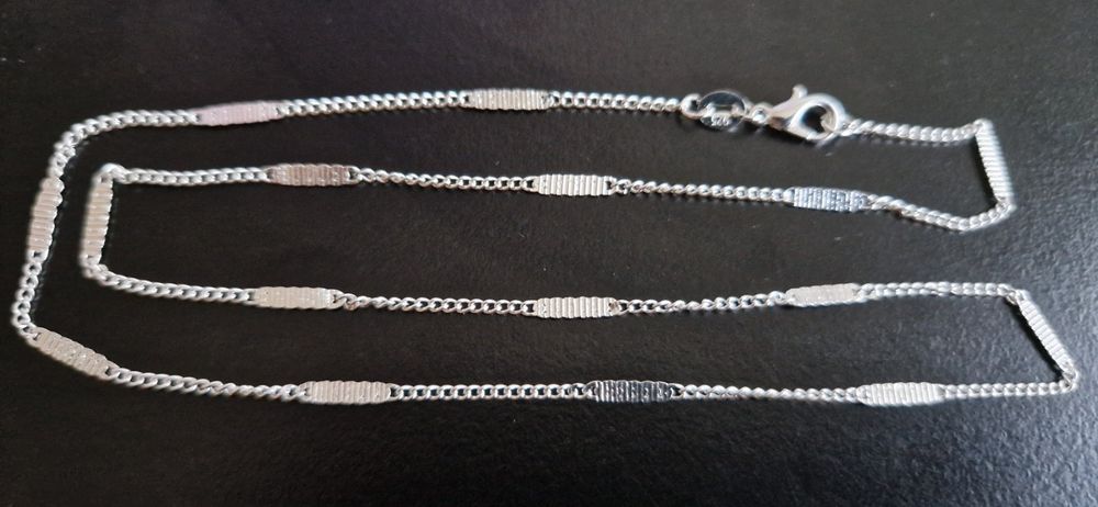925 SILVER CHAINETTE GERMAN STYLE 45 CM (Neu und originalverpackt) in ...