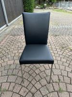 Lederstuhl Echtleder schwarz neu Esszimmerstuhl Leder