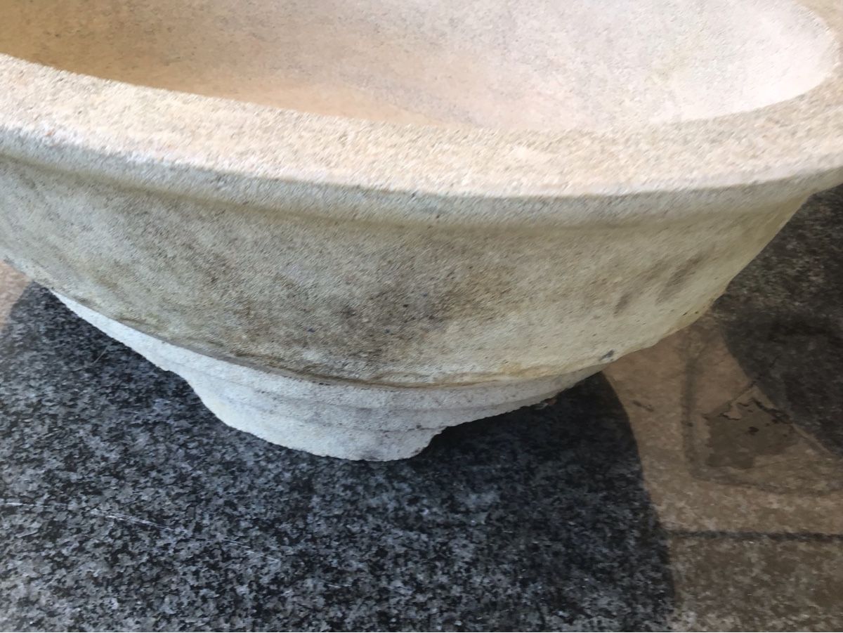 Pentole: Pflanzschale Stein oval mit Untersetzer gebraucht 40cm – Usato da Bazenheid venduto da jud_wk8k 6