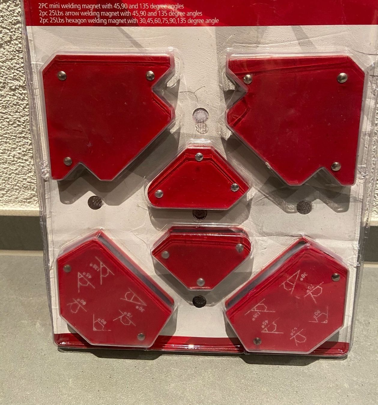 Calamite: Schweissmagnet 6 Pcs.Rot SET RED / NEU!! MAGNETE ! – Nuovo e nell'imballaggio originale da Seon venduto da Aaargauer01