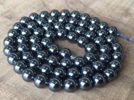 HÄMATIT KETTENSTRANG  KUGELN  6mm  LÄNGE 41cm