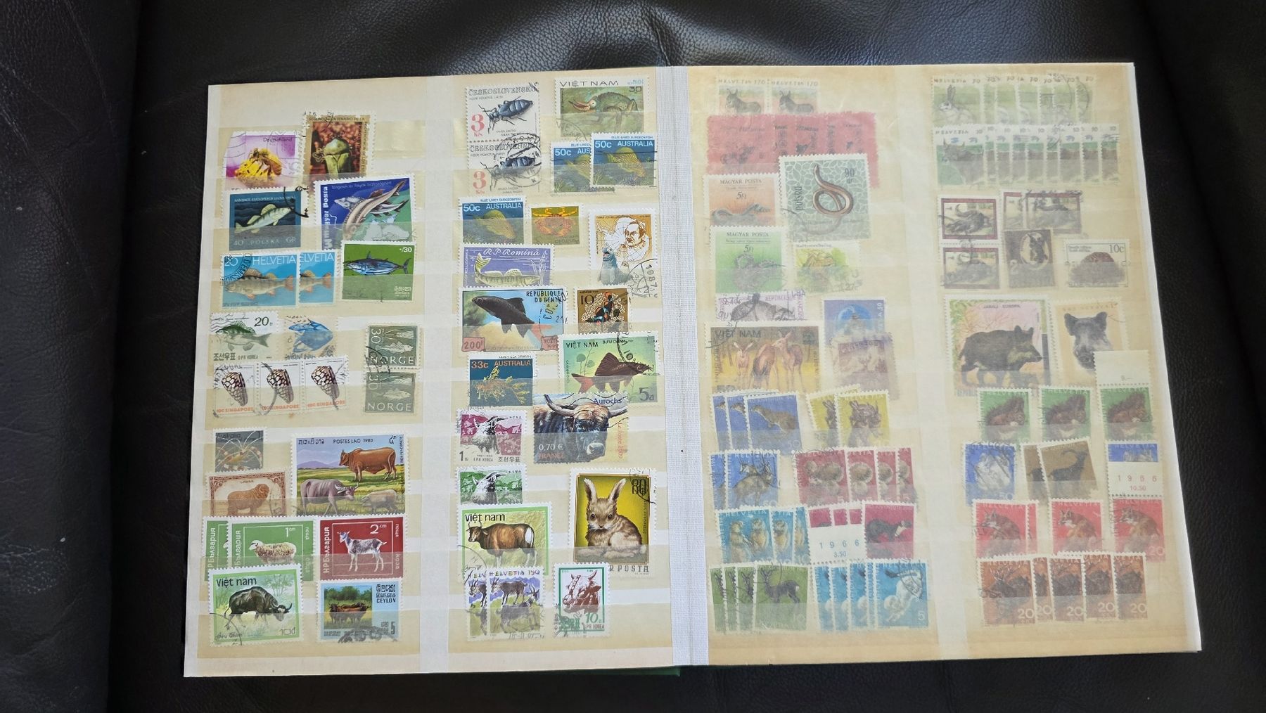 Tutti i francobolli: album avec timbres animaux divers – Usato da Petit-Lancy venduto da oxa_89xc 1