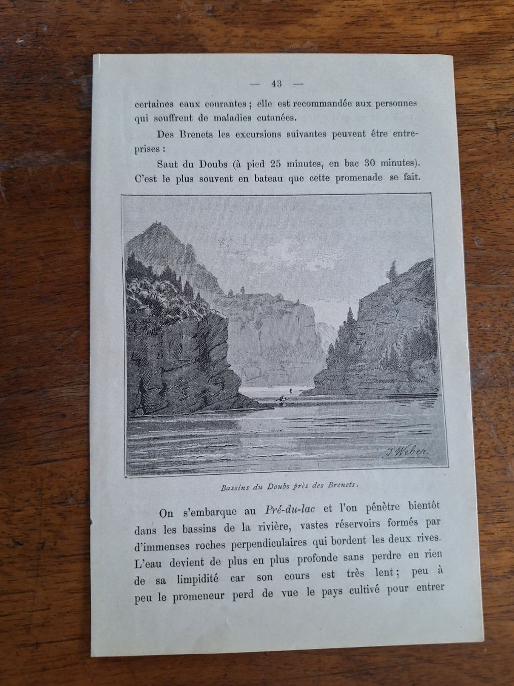 Gravures: LES BRENETS ET LE DOUB – D'occasion à Bevaix par bohrap 3