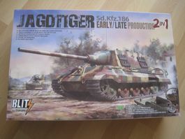 Jagdtiger Blitz by Takom 2 in1 Kfz 186 Early Late   1:35