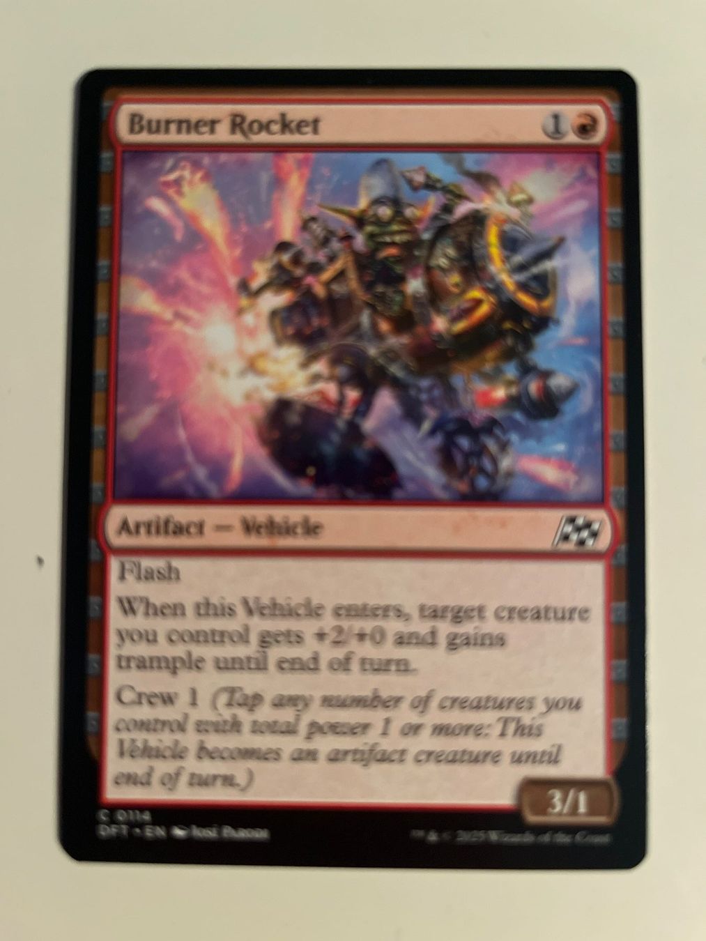 Magic The Gathering Carte collezionabili: 1 x Burner Rocket - Magic: The Gathering - MtG – Usato da Kriens venduto da Shadi1980