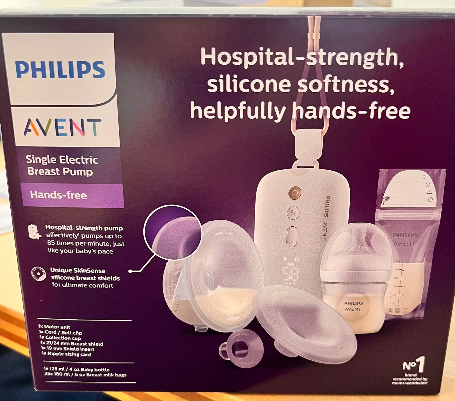 Philips Accessori per l’allattamento: Philips Avent Hands-free Elektrische Einzelmilchpumpe – Usato da Rubigen venduto da cla_wr6r 1