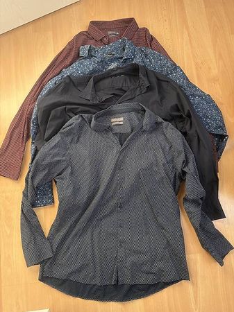 4 Herren-Hemden Grösse XXL (45-46)