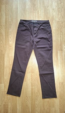 Leichte braune Hose in Jeans Optik Gr. XL