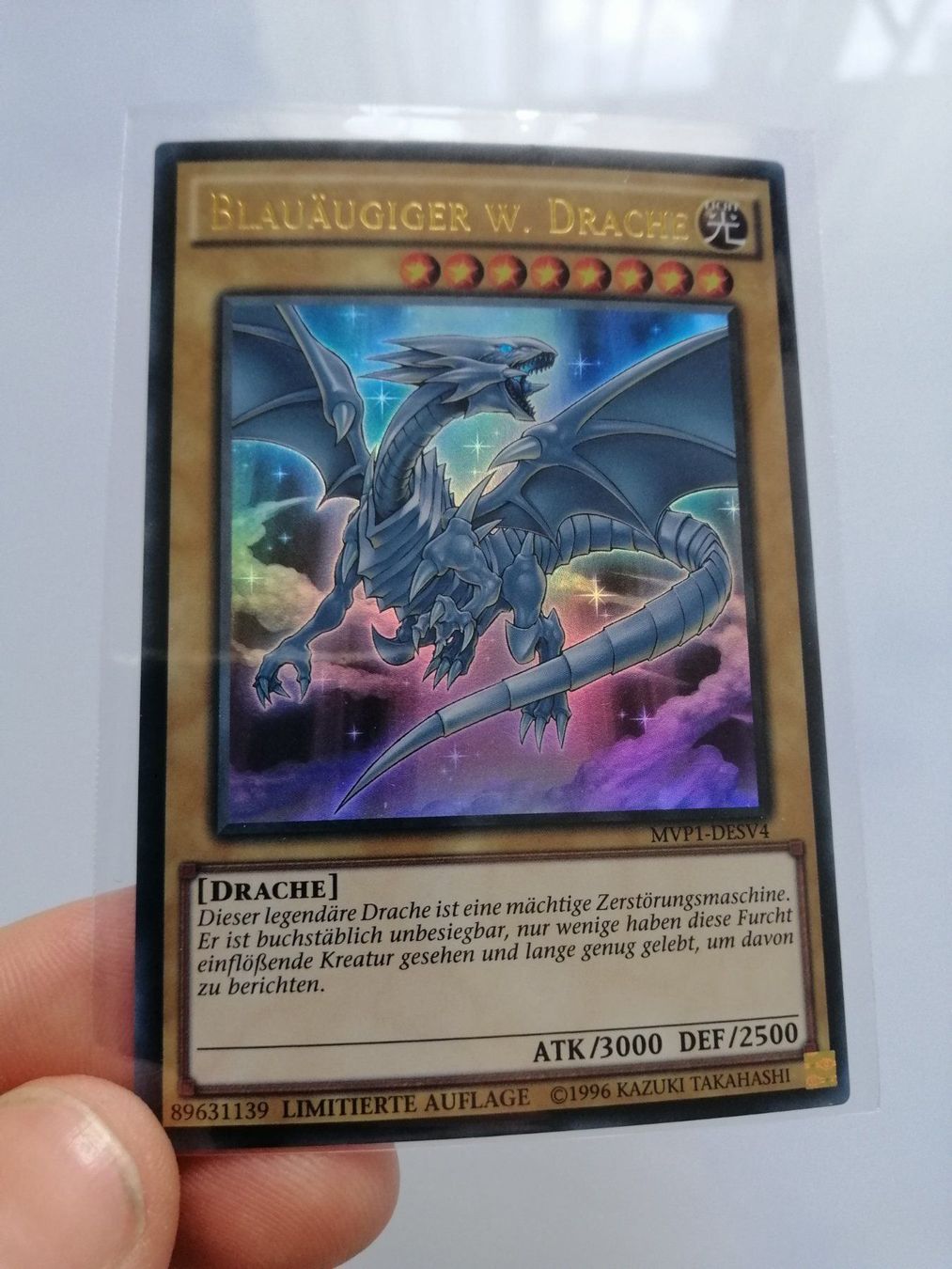 Yugioh Carte collezionabili: Blauäugiger W. Drache Limitierte Auflage – Nuovo (secondo la descrizione) da Boswil venduto da ShoppingCenterCity 4