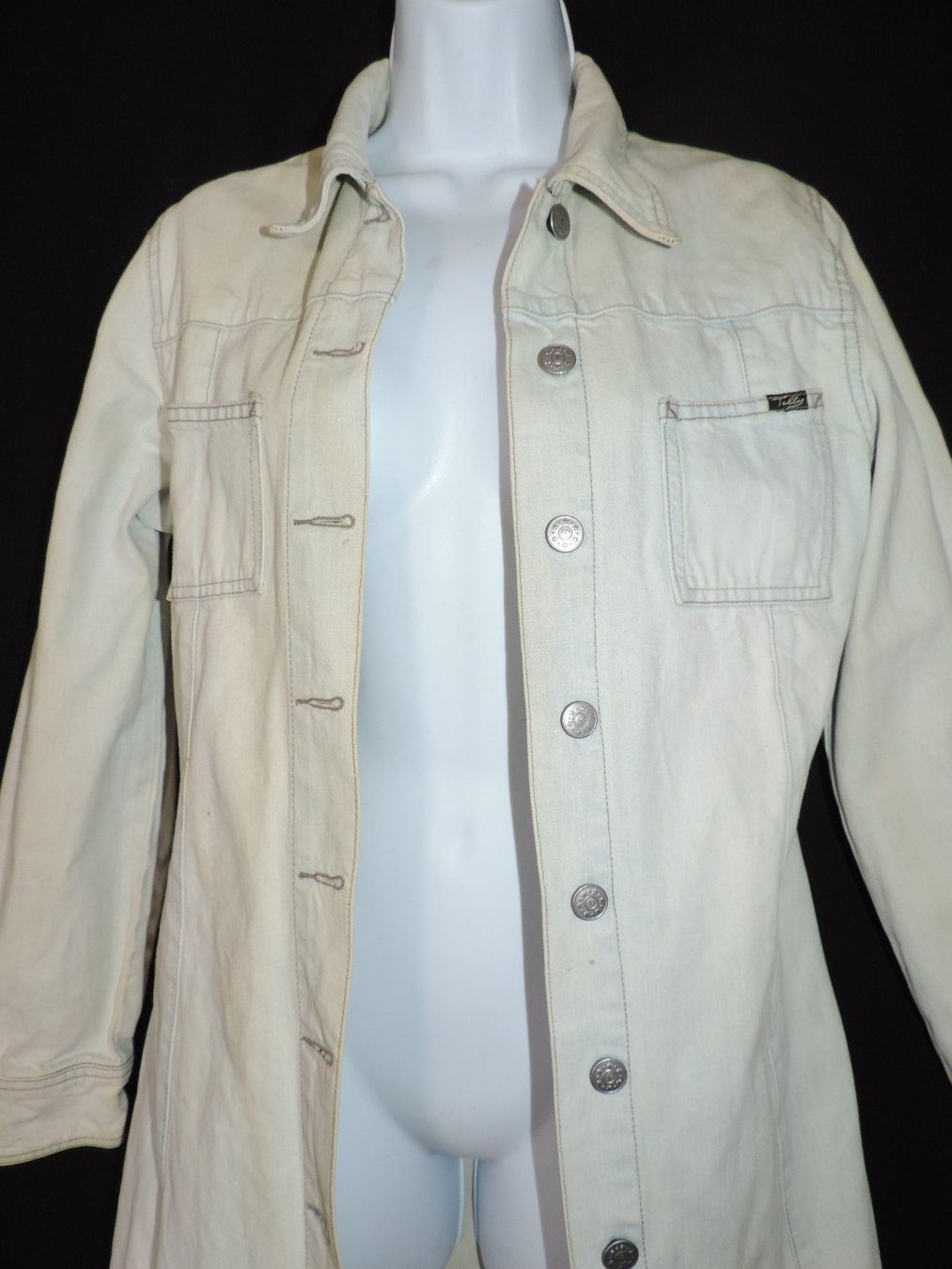 Giacche: veste longue en jeans bleu clair – Usato da Genève venduto da Axelle333 3