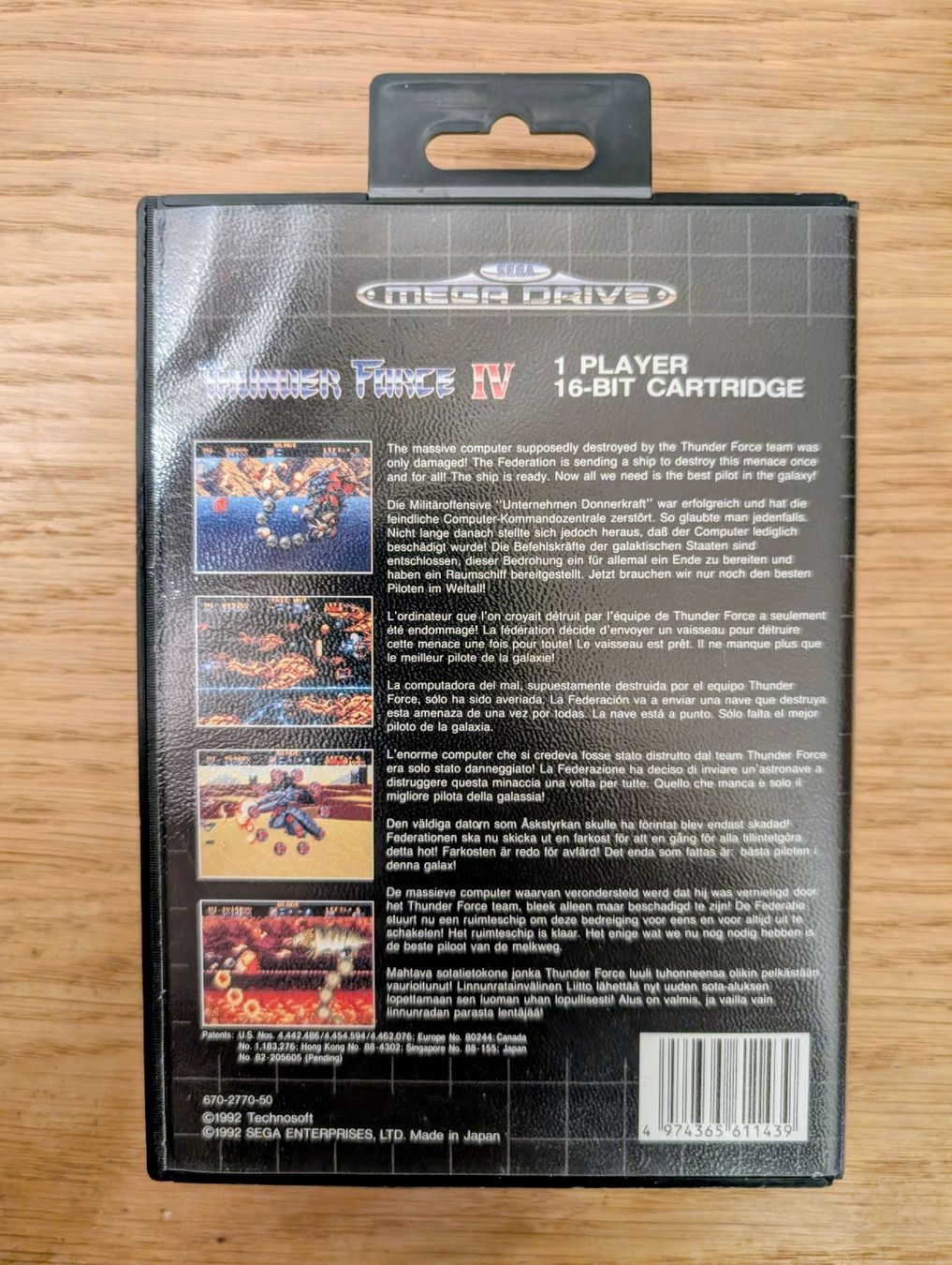 Sega Giochi: Thunder Force IV Sega Megadrive – Usato da Renens VD venduto da AudiTyp85 1