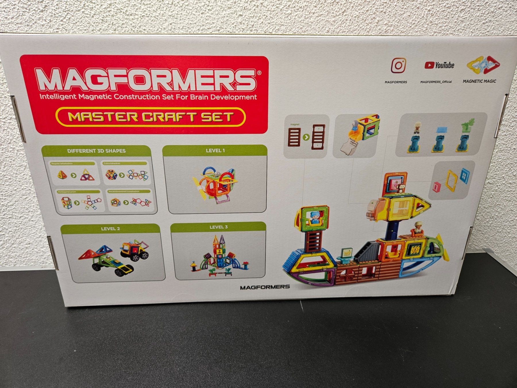 Giocattoli: Neu - Magformers - Master Craft Set 162pcs. – Nuovo e nell'imballaggio originale da Dagmersellen venduto da Jarsetz_Restposten 1