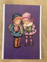 AK Nostalgie neu Glückwunsch Kinder Kitsch Kunstkarte