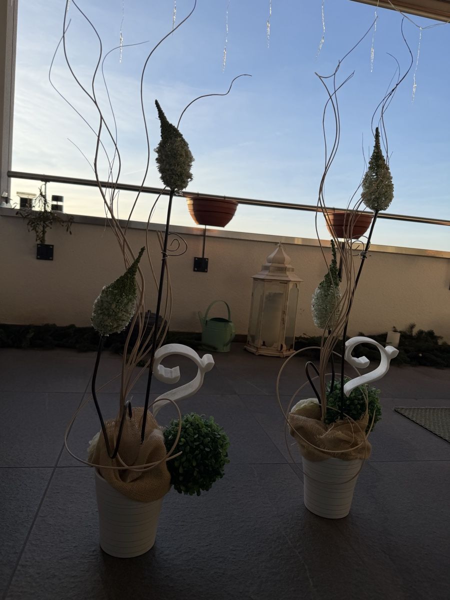 Tutte le decorazioni: Kunstblumen 2 Stk., Gesteck, Blumen – Usato da Schötz venduto da csiekierka