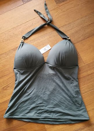 Schöner Badeanzug/Body in Khaki, Primark, Gr. 46, Neu!