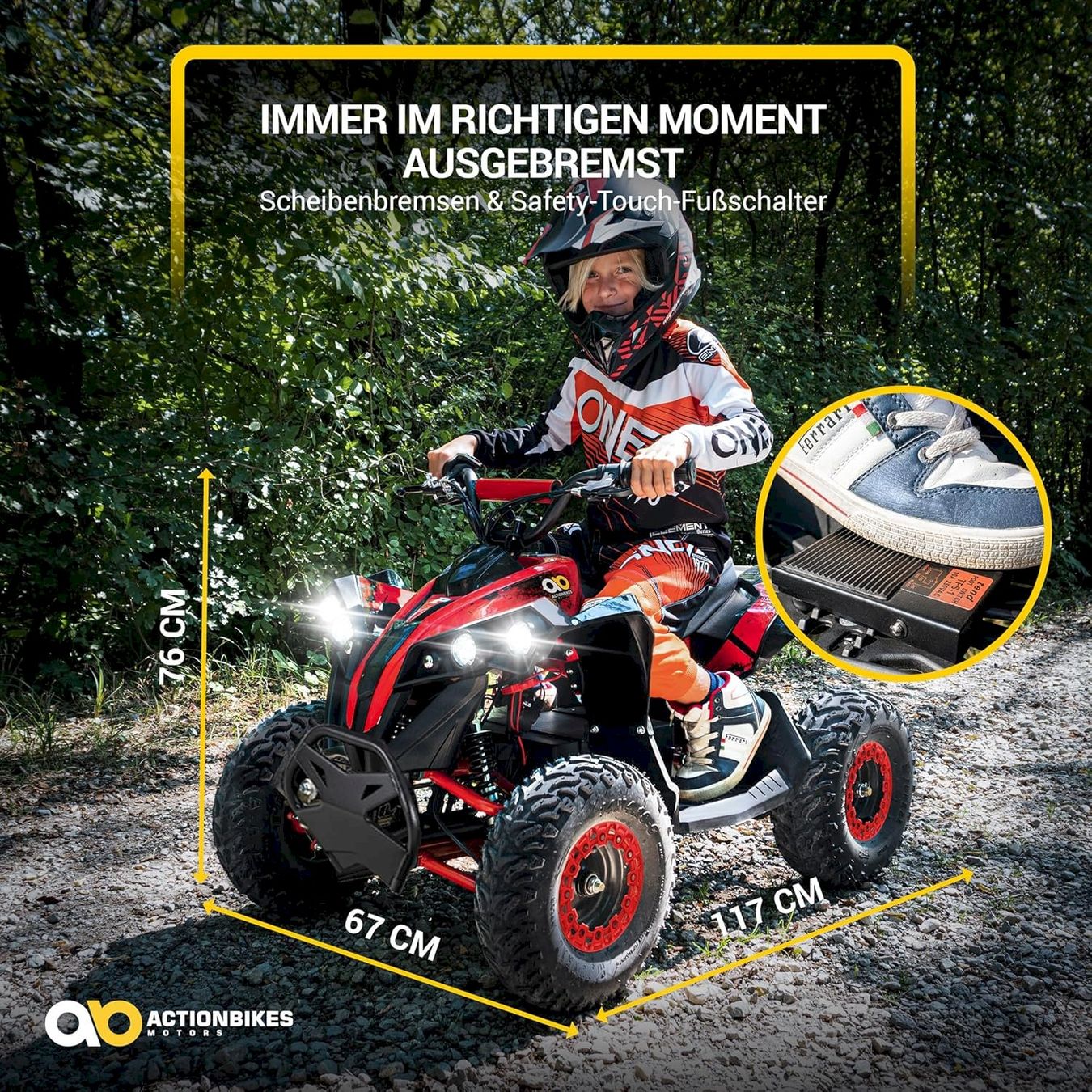 Véhicules pour enfants: Actionbikes RENEBLADE Elektro-Kinderquad – Neuf avec emballage d'origine à Bottighofen par zaap 6