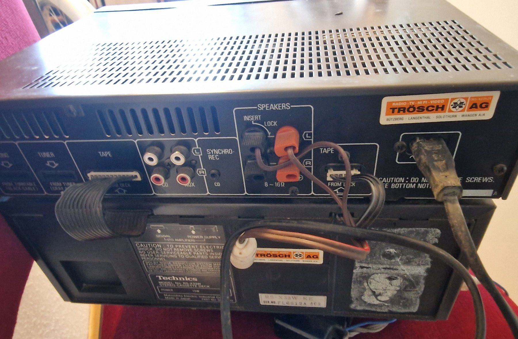 Technics Amplificatori: Amplificateur Technics SU-X33 et Deck RS-X33W</h2> – Usato da La Chaux-de-Fonds venduto da Ric_m628