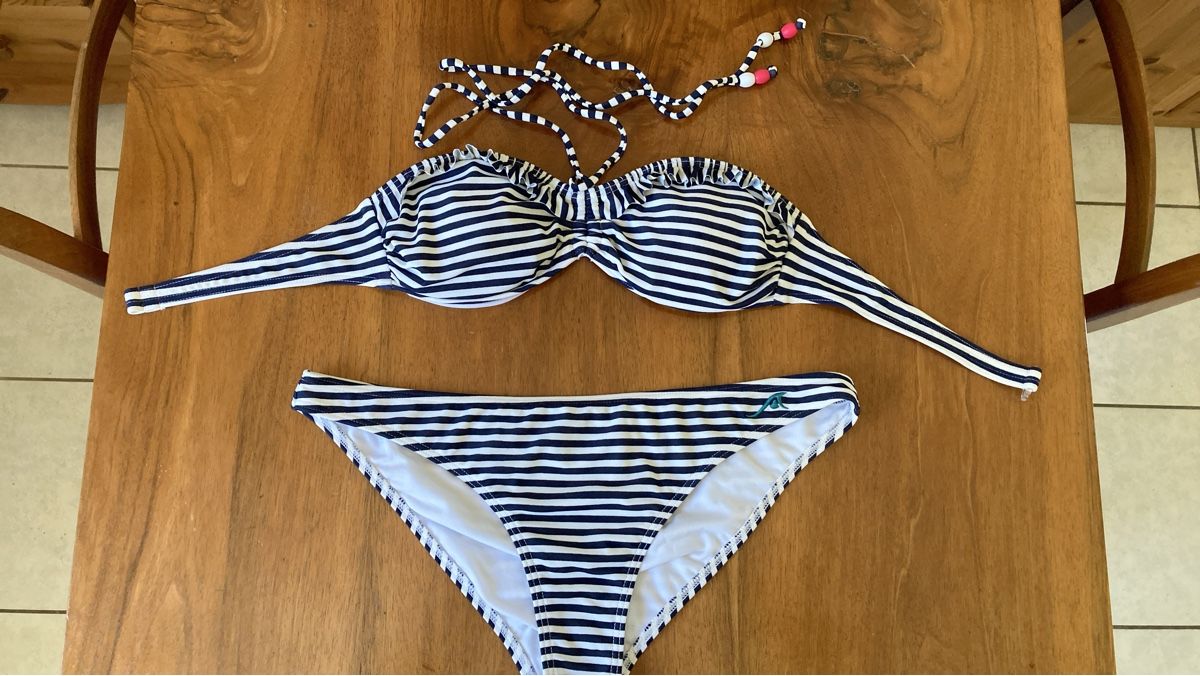Costumi da bagno & Bikini: Bikini Grösse S, maritim gestreift – Usato da Biberist venduto da Nafena