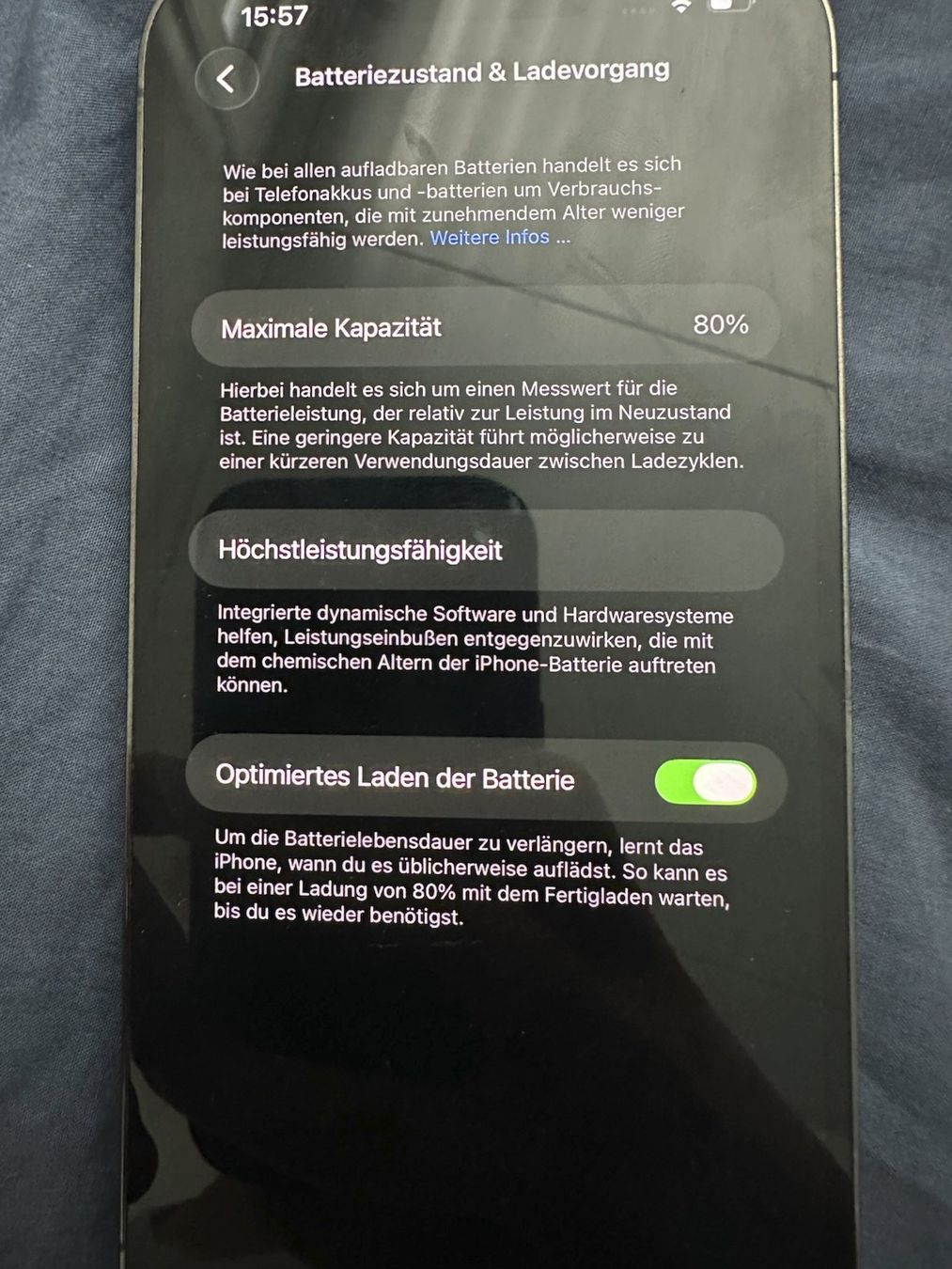 Apple Portables: Apple iPhone 13 Pro Max 128 GB, grau – D'occasion à Uster par Derbariton 3