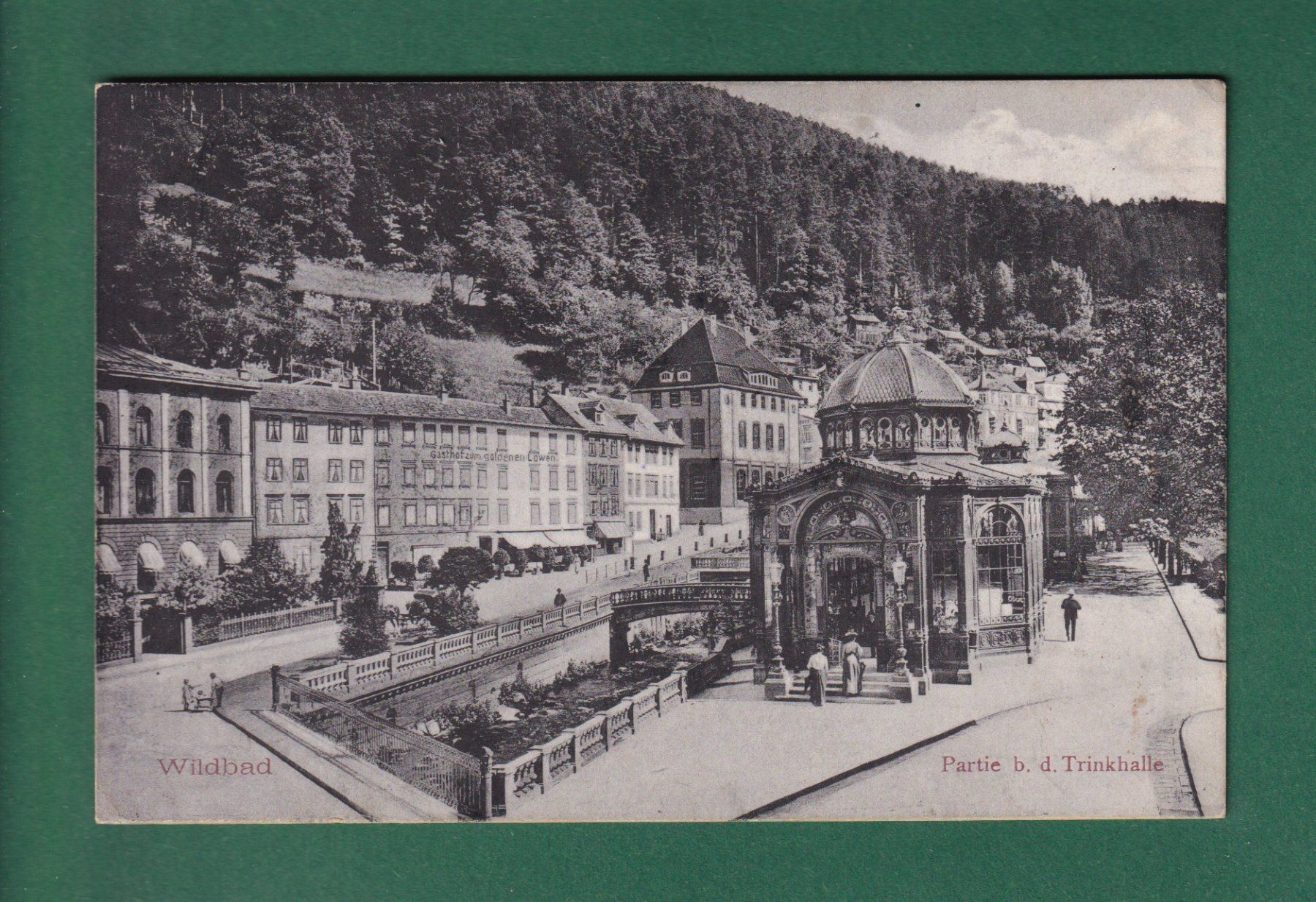 Cartoline postali: WILDBAD - Trinkhalle - 1907 – Usato da Pully venduto da nicecards-shop