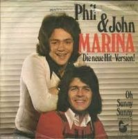 Top Rarität: PHII & JOHN - MARINA Single Schallplatte