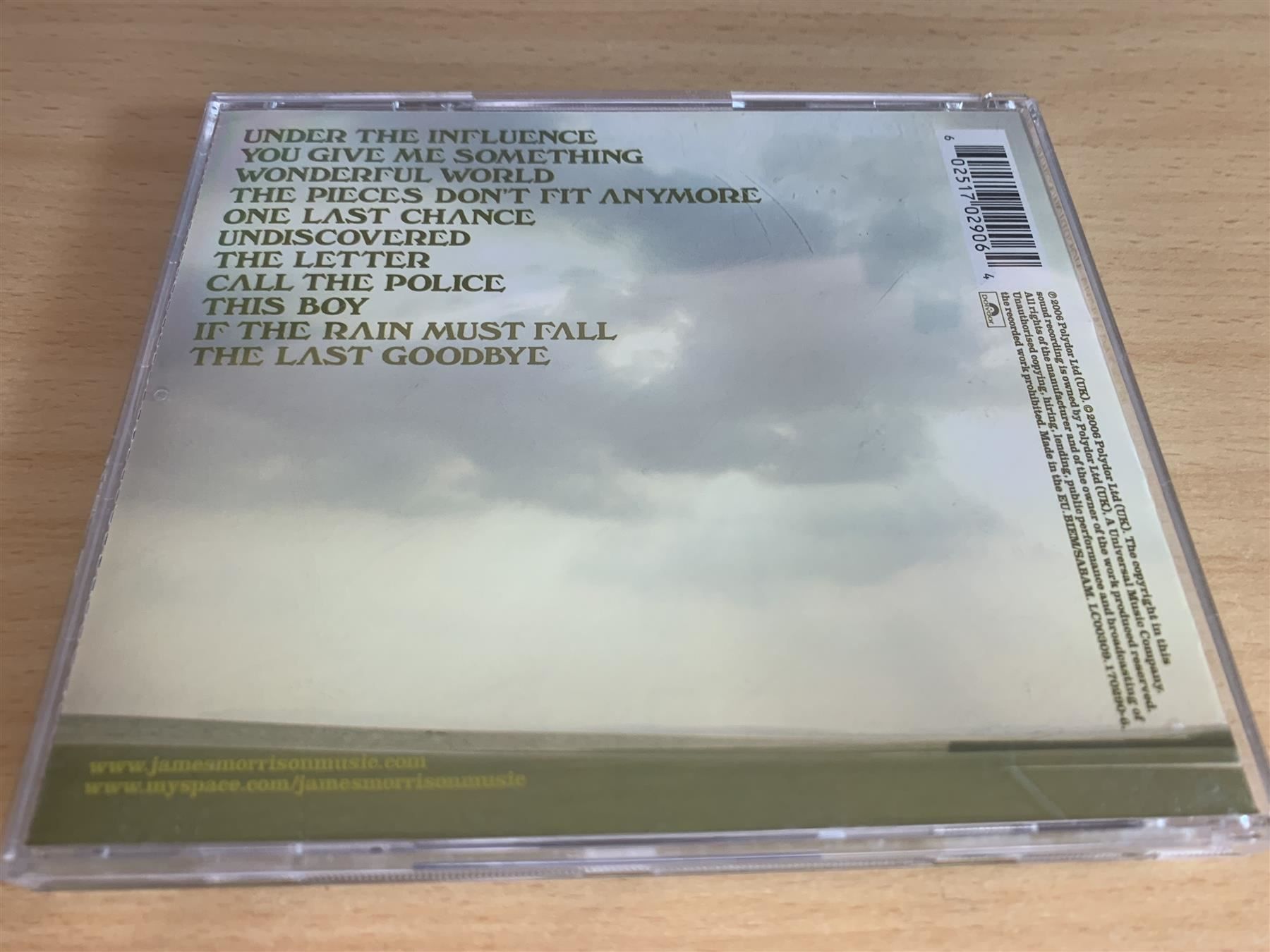 CD: James Morrison – Undiscovered – Usato da Rikon im Tösstal venduto da Alpenmutz 1