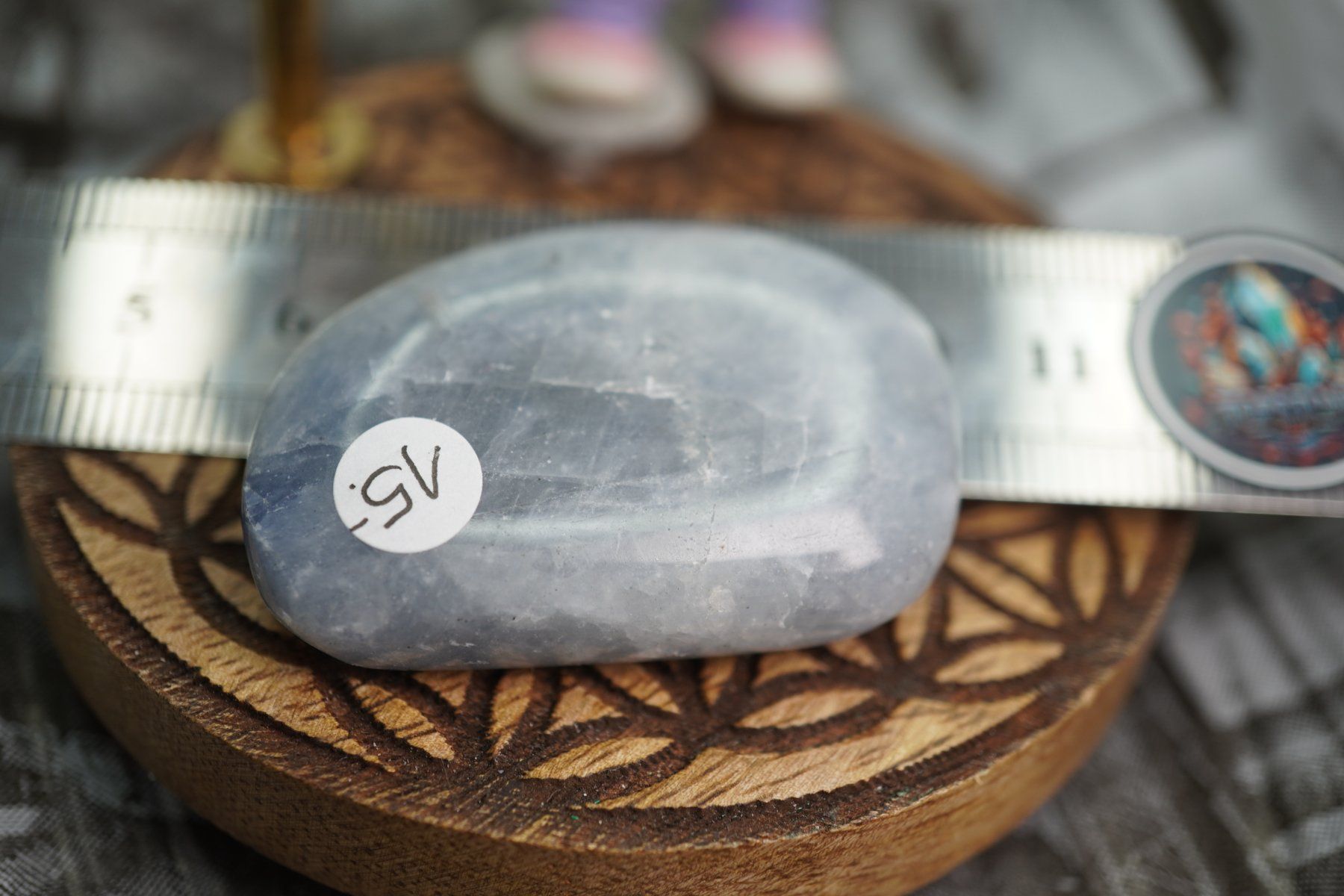 Mineralien & Heilsteine: Coelestin    Scheibenstein     ab 1.-    Aus  Räumung – Neu und originalverpackt aus Eschenbach SG von topstone 1