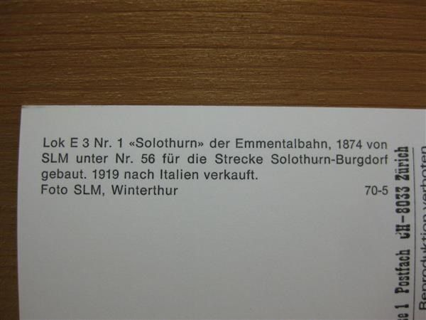 Cartoline postali: AK Emmentalbahn Dampflok – Nuovo (secondo la descrizione) da Malters venduto da Marosko 1