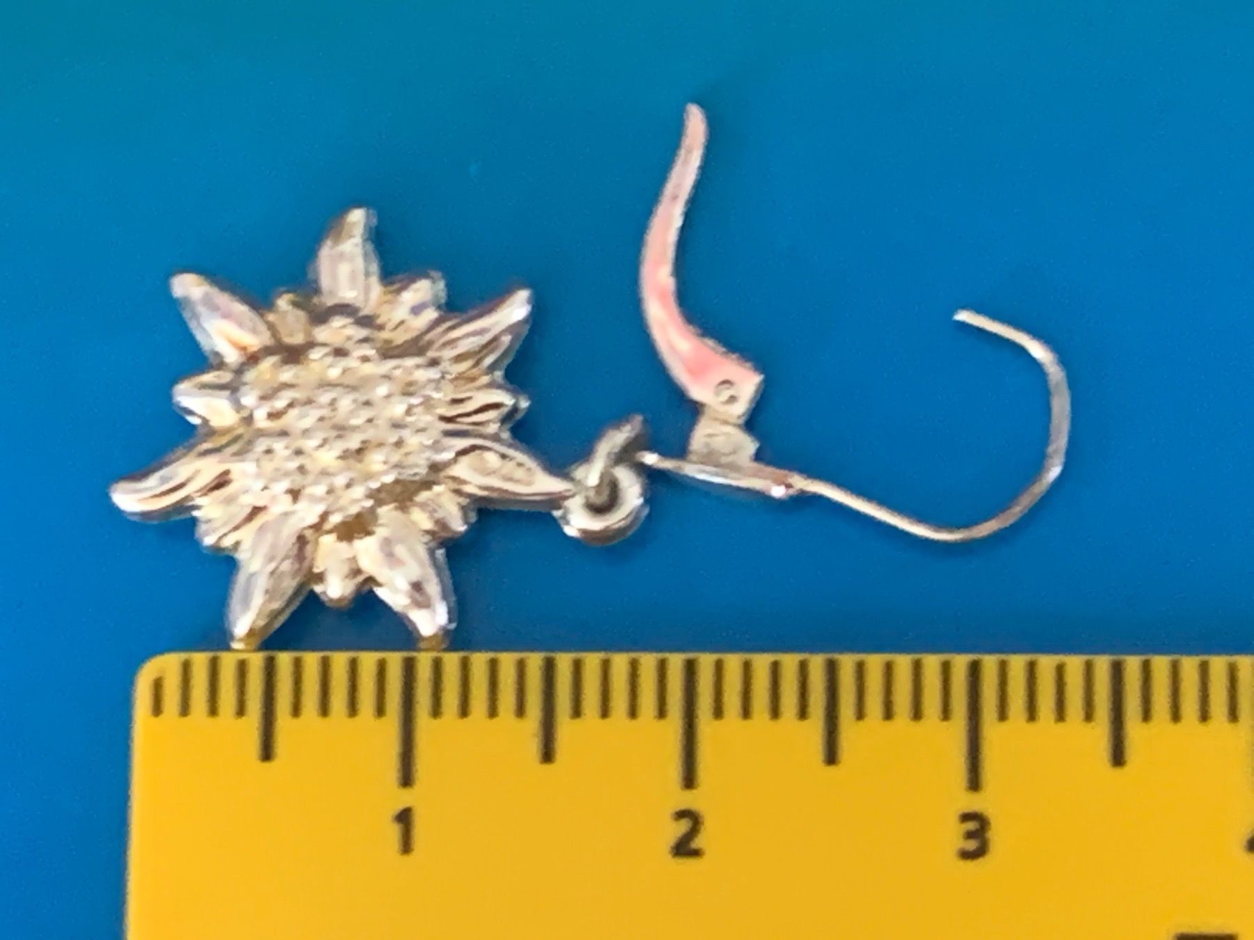 Orecchini pendenti & Orecchini a lobo: Ohrringe Silber/goldig EDELWEISS ! – Nuovo (secondo la descrizione) da Dittingen venduto da Bijoubelle 5