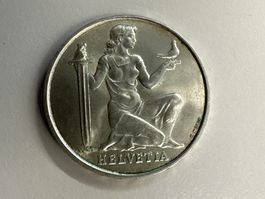 5 Fr. Silber Schweiz Wehranleihe 1936