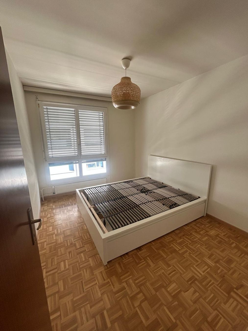 Ikea Reti a doghe: Cadre de lit blanc 160 – Usato da Genève venduto da ale_p85n