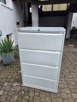 Stahlschrank grau, 4 Schubladen