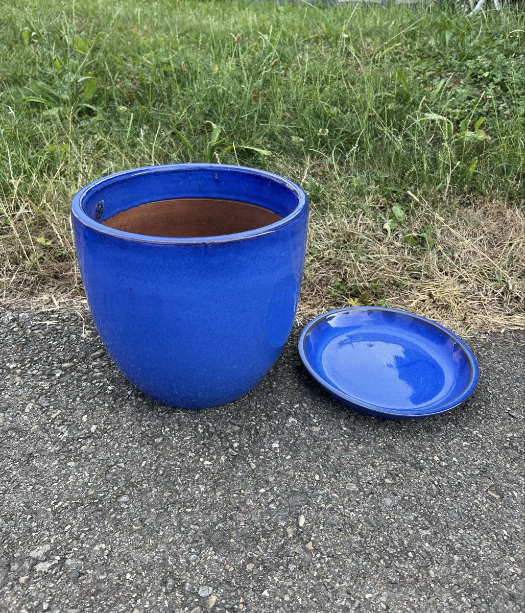 Pots de fleurs: Handmade Tontopf-Set Blau – Neuf (Voir description) à Emmen par max_679d 6