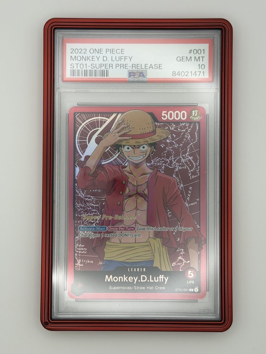 Bandai Sammelbilder & Trading cards: One Piece Monkey.D.Luffy ST01-001 PSA10 – Neu (gemäss Beschreibung) aus Uster von EDM1903