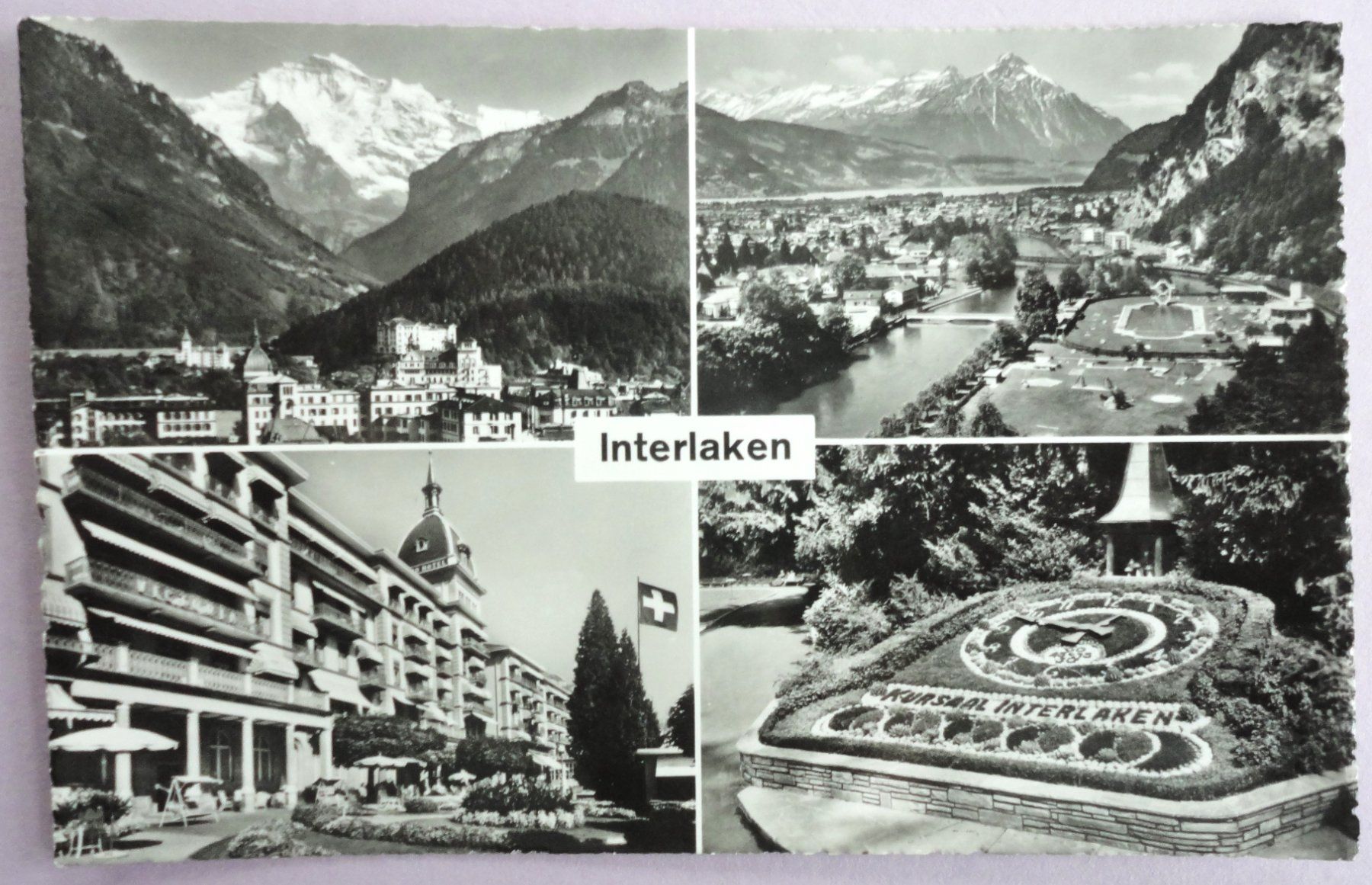 Cartoline postali: Interlaken – Usato da Fétigny venduto da Billy2miny