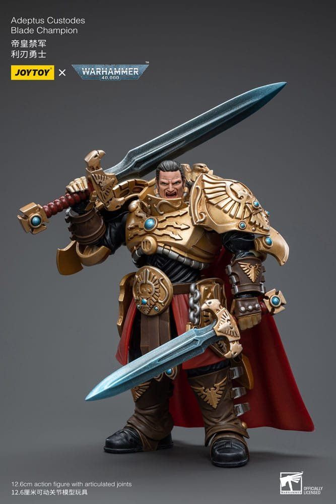Statuette: Warhammer 40k 1/18 Adeptus Custodes Blade Champion 12 cm – Nuovo e nell'imballaggio originale da St-Imier venduto da ATTAKSHOP 3