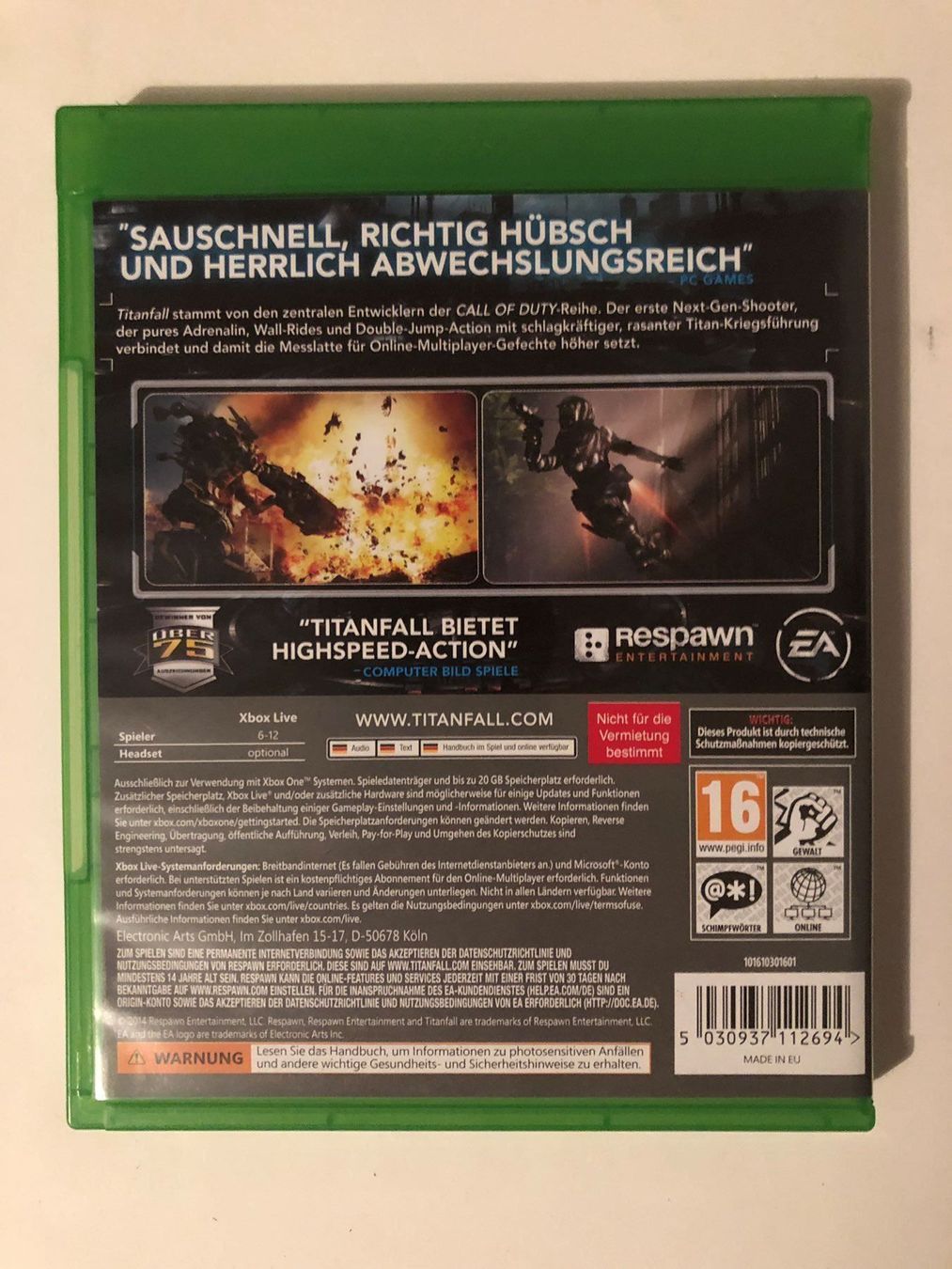 Microsoft Giochi: Titanfall für Xbox One – Usato da Kestenholz venduto da Mad18 1