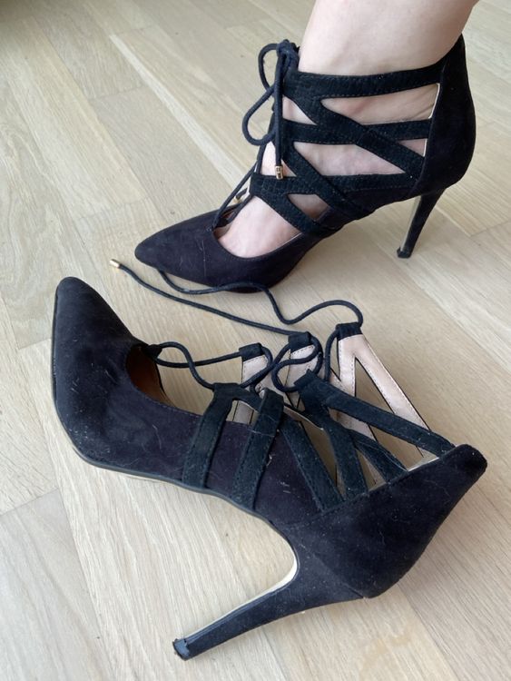 Schnur High Heels Binden