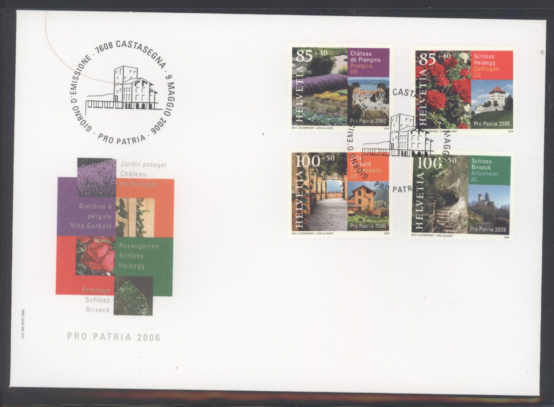 Tutti i francobolli: 2006, FDC, Pro Patria – Usato da Willisau venduto da Vollstempel