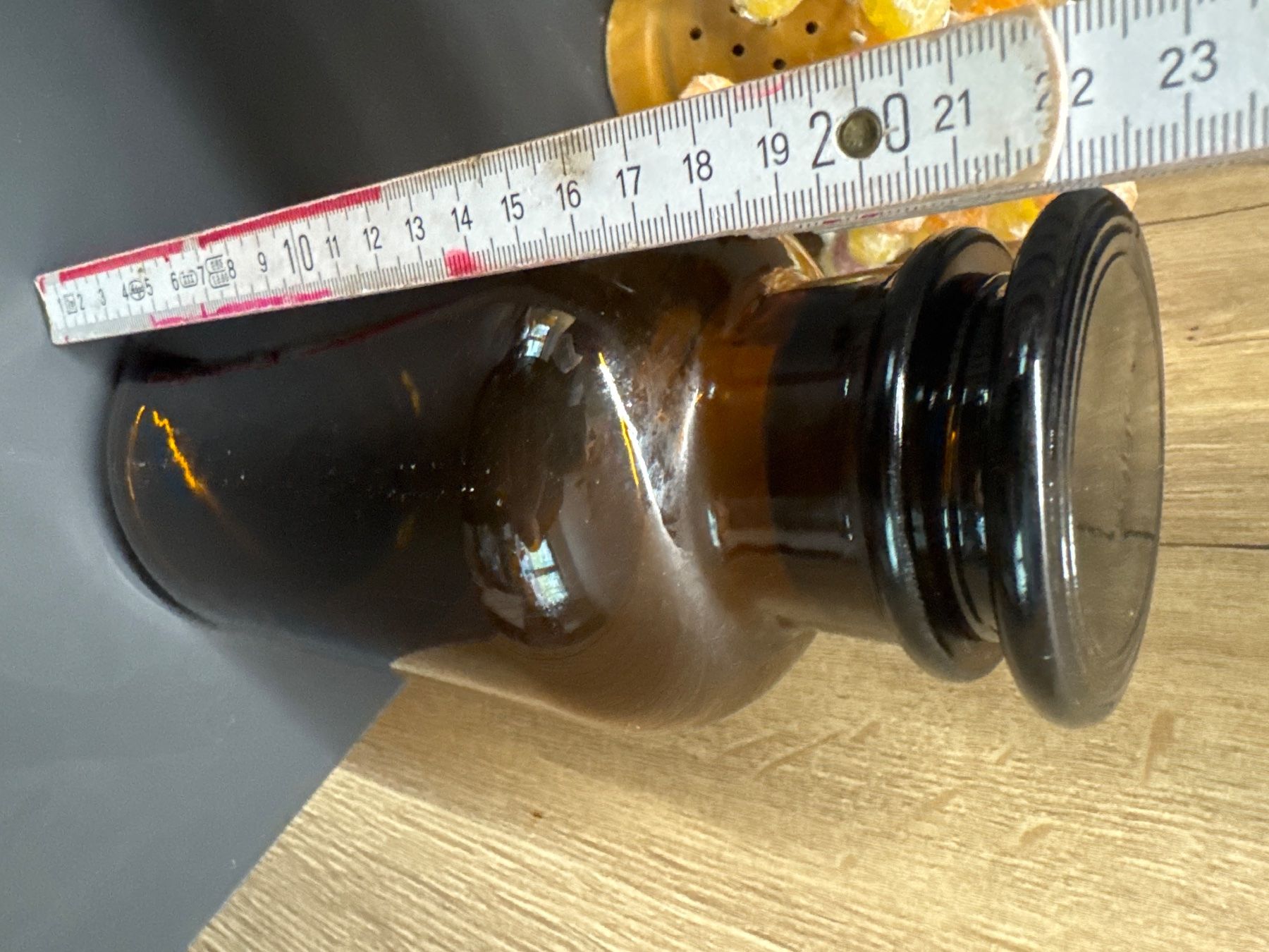 Laborzubehör: Ancienne bouteille pharmacie brune 1000 ml – Gebraucht aus Lajoux JU von Briard0 4