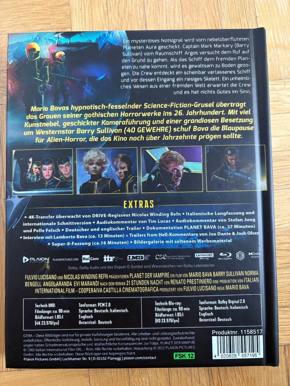 Tutti i DVDs: Planet der Vampire - 3-Disc Mediabook - 4K UHD + 2 Blu-rays – Nuovo (secondo la descrizione) da Zürich venduto da Malcom 4